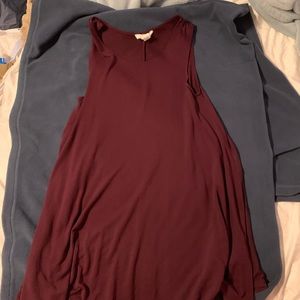Forever 21 Burgundy Shift Dress